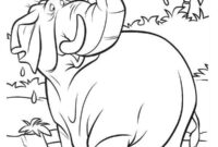 Ausmalbild colonel hathi