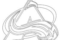 Ausmalbild colorado avalanche