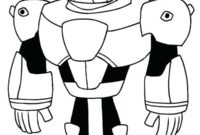 Ausmalbild cyborg