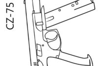 Ausmalbild cz 75