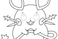 Ausmalbild dedenne
