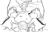 Ausmalbild donald duck sucht golfball