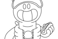 Ausmalbild doug brawl stars
