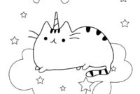 Ausmalbild einhorn pusheen