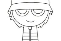 Ausmalbild el cool p