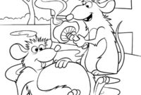 Ausmalbild emile und remy