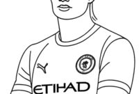 Ausmalbild erling haaland