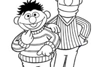 Ausmalbild ernie und bert