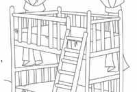 Ausmalbild etagenbett
