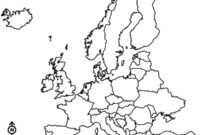 Ausmalbild europa
