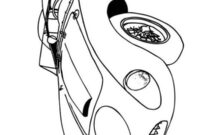Ausmalbild ferrari 250 gt