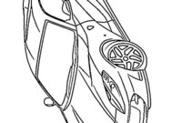 Ausmalbild ferrari 812