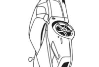 Ausmalbild ferrari enzo ferrari
