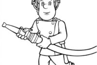 Ausmalbild feuerwehrmann sam