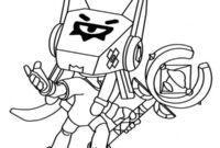 Ausmalbild finx brawl stars
