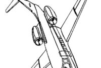 Ausmalbild flugzeug