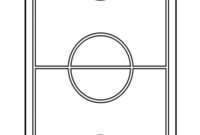 Ausmalbild fussballfeld