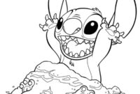 Ausmalbild gefaehrlicher stitch