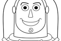 Ausmalbild gesicht buzz lightyear