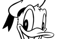 Ausmalbild gesicht dagobert duck