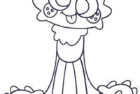 Ausmalbild goob dandys world