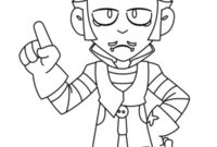 Ausmalbild gray brawl stars