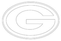 Ausmalbild green bay packers