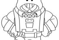 Ausmalbild grom brawl stars