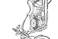 Ausmalbild harley davidson dyna super glide
