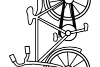 Ausmalbild herrenfahrrad