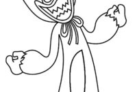 Ausmalbild huggy wuggy