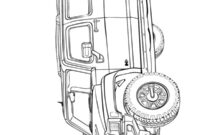 Ausmalbild hummer h3
