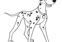 Ausmalbild hund pongo