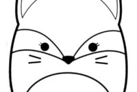 Ausmalbild igel hans squishmallows