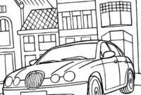 Ausmalbild jaguar s type