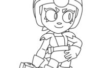 Ausmalbild janet brawl stars