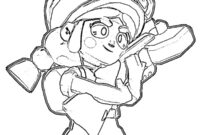 Ausmalbild jessie brawl stars