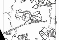 Ausmalbild jokie afrika efteling