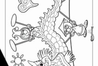 Ausmalbild jokie china efteling