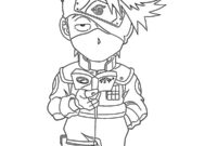 Ausmalbild kakashi hatake