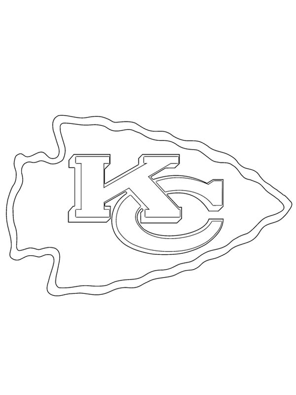 Ausmalbild kansas city chiefs