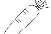 Ausmalbild karotte