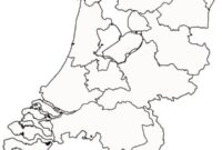 Ausmalbild karte der niederlande