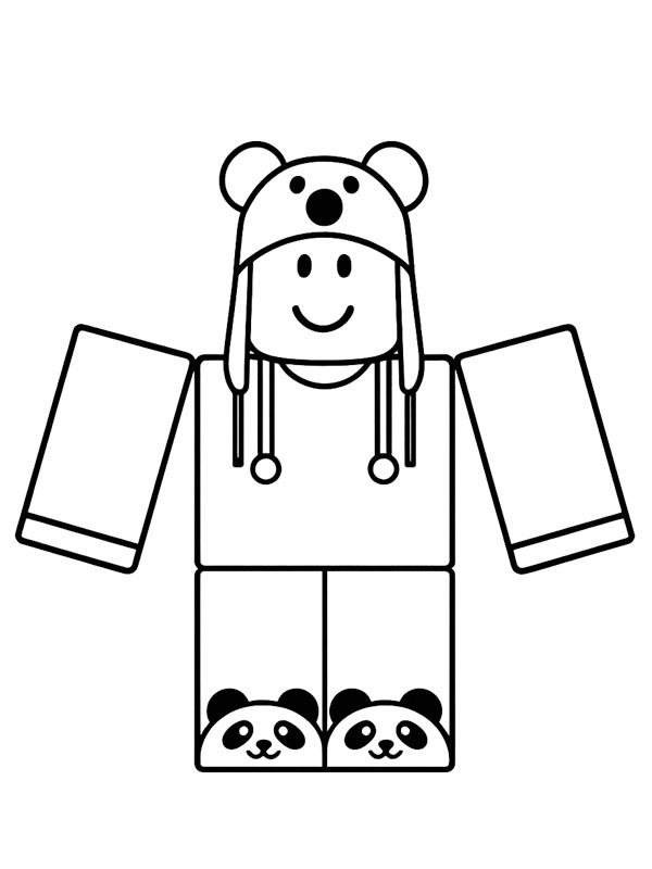Ausmalbild koala kid