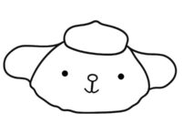 Ausmalbild kopf pompompurin
