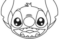 Ausmalbild kopf stitch