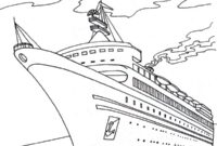Ausmalbild kreuzfahrtschiff