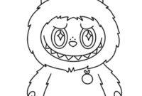 Ausmalbild labubu