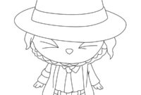 Ausmalbild labubu superstar