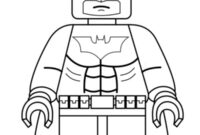 Ausmalbild lego batman